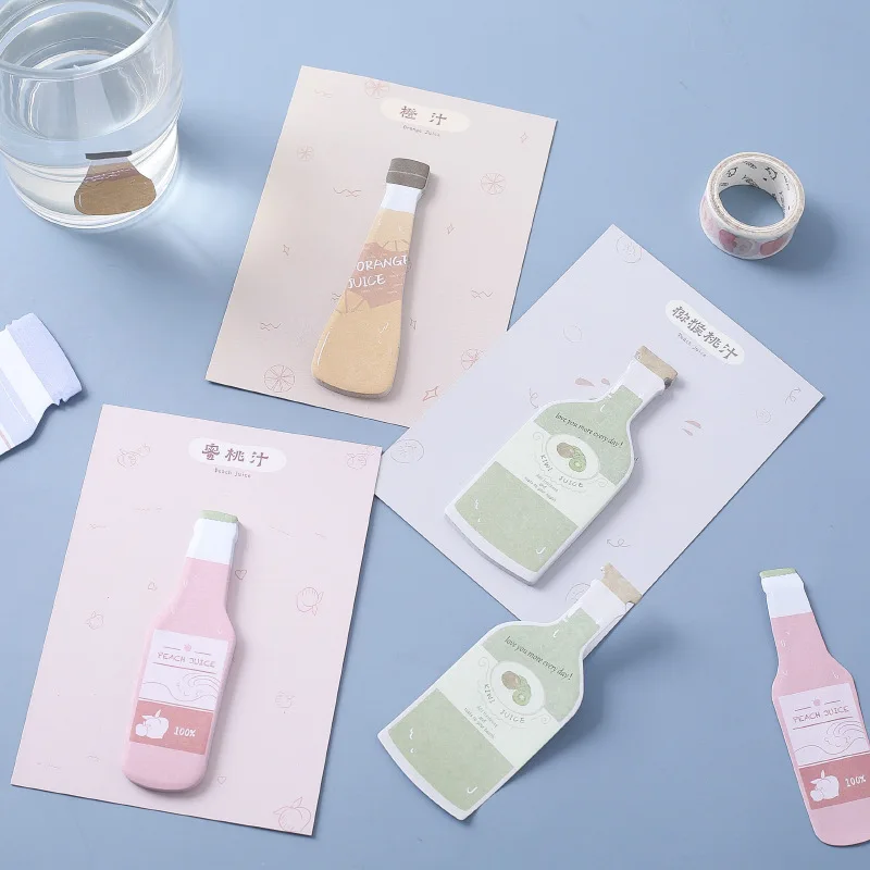 Заметки Post it креативные милые девичьи Сердечные ноты ins фруктовые солевые diy