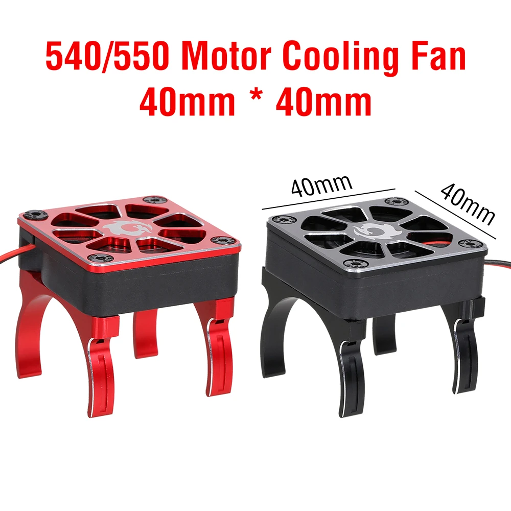 

Радиатор охлаждения двигателя RC с 2 зажимами для бесщеточного 540 550 щеточного двигателя Traxxas HSP Redcat TRX4 Scx10 Tamiya D90 HPI