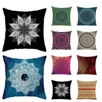 mandala cushion cover throw pillowcase abstract pattern decorative pillow case for sofa 45x45cm home decor