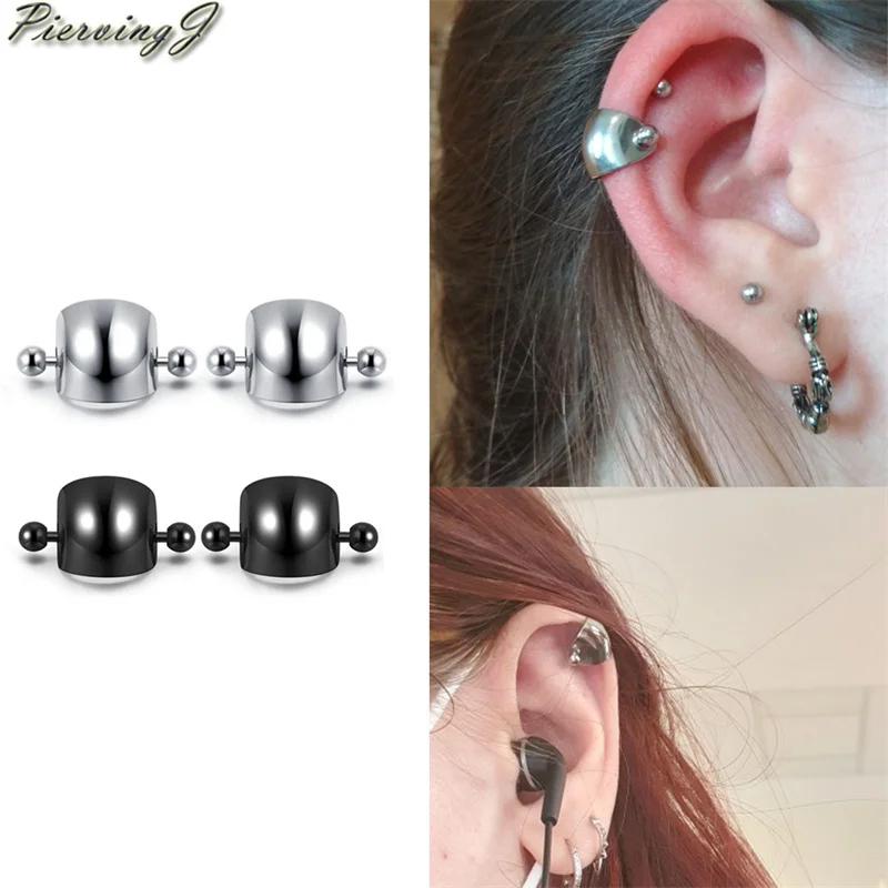 

PiercingJ 16G Stainless Steel Ear Piercing Horseshoe Shield Cuff Ear Helix Cartilage Cuff Ring Earrings Body Jewelry Piercing