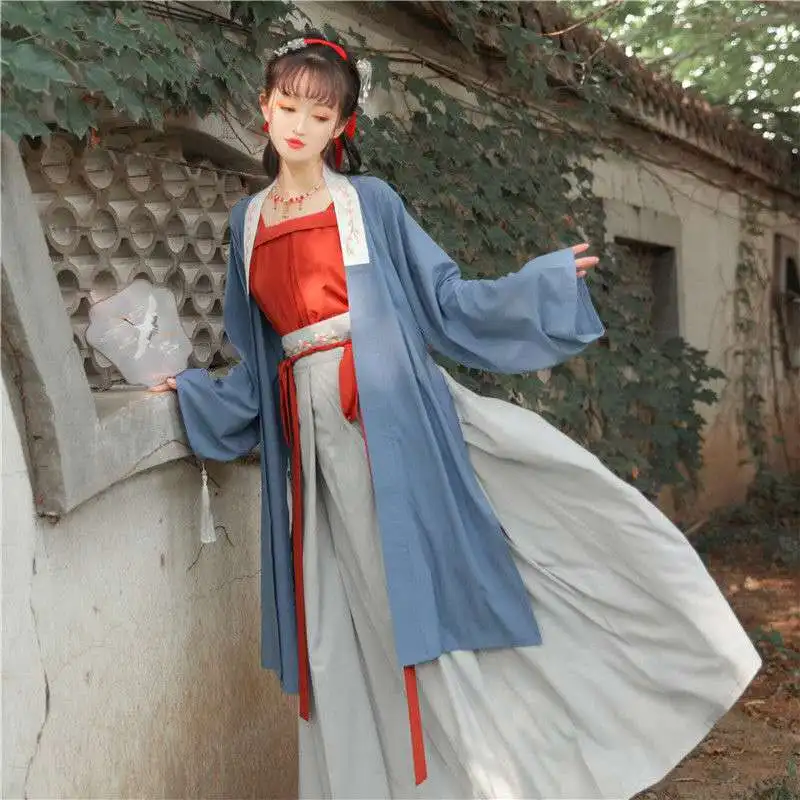 Костюм Сказочный китайский в стиле ханьфу для женщин ретро костюм косплея