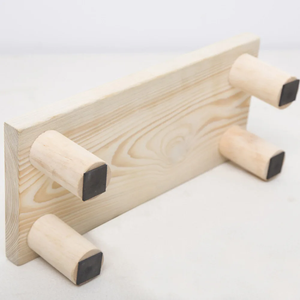 

1pc Kids Toilet Stool Bathroom Anti-slip Stool Washing Footstool (Wood Color)