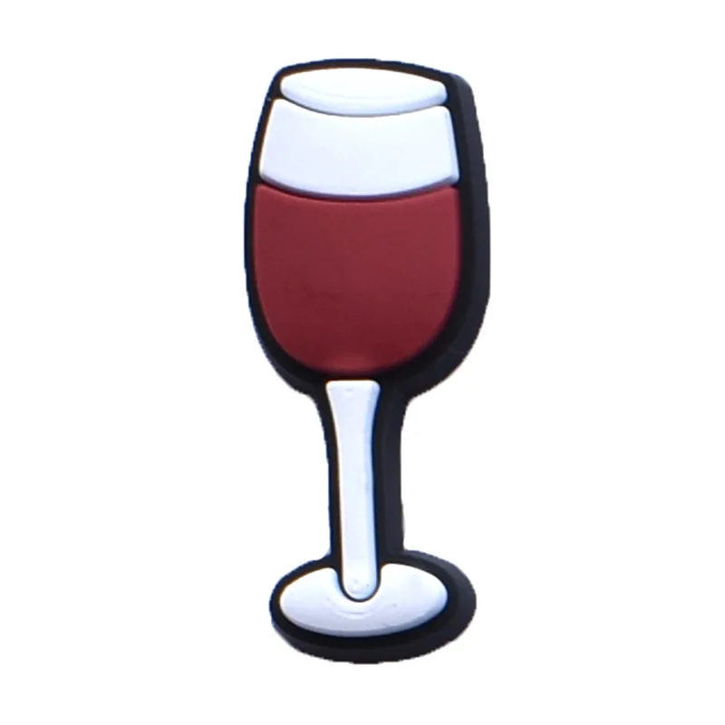 Новейшие украшения для обуви с пряжкой подвески бутылки пива шляпа чашка вина