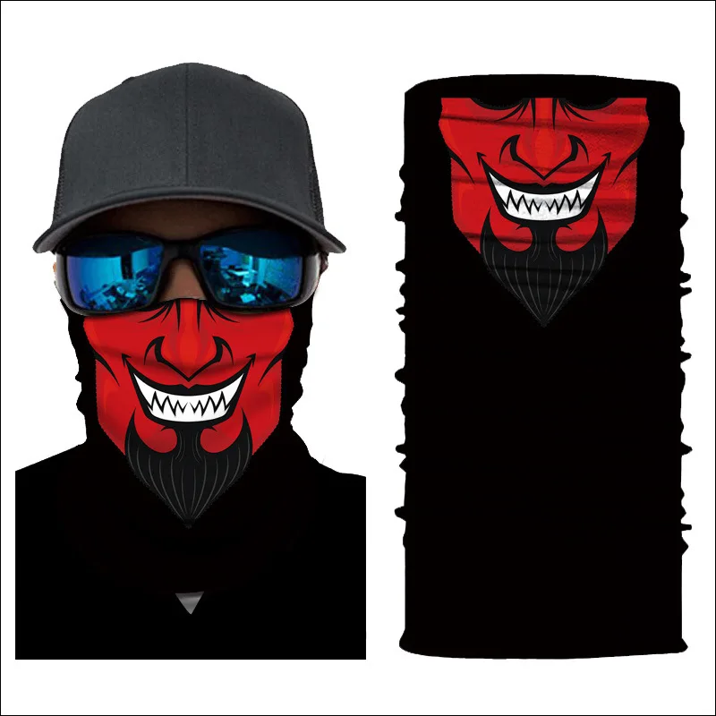 Велосипедная мотоциклетный головной платок FENRIR теплая маска для лица с черепом