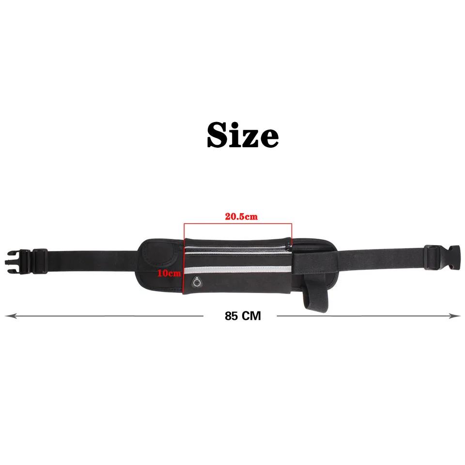 Уличная Сумка для бега ремень Водонепроницаемая поясная сумка телефона пакеты