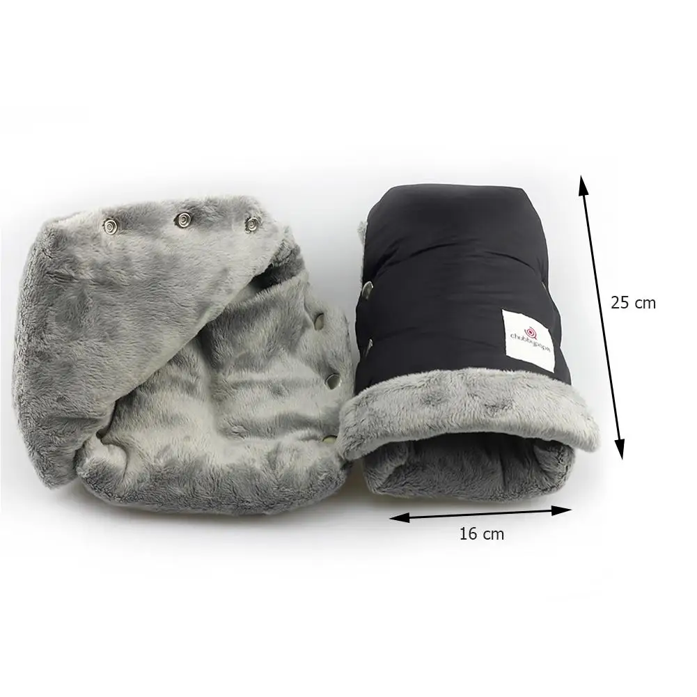 

2pcsBaby Stroller Windproof Glove Waterproof Pram Accessory Stroller Mitten Winter Warm Gloves Hand Muff Outdoor Warm