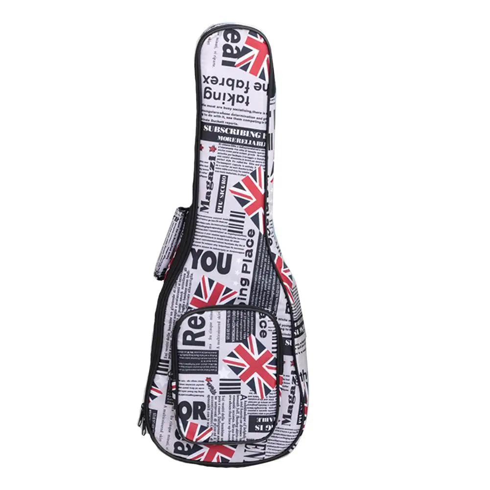 

Ukulele Bag National Flag Pattern Design Ukulele Storage Pouch Thicken Cotton Carrying Case Ukulele Backpack