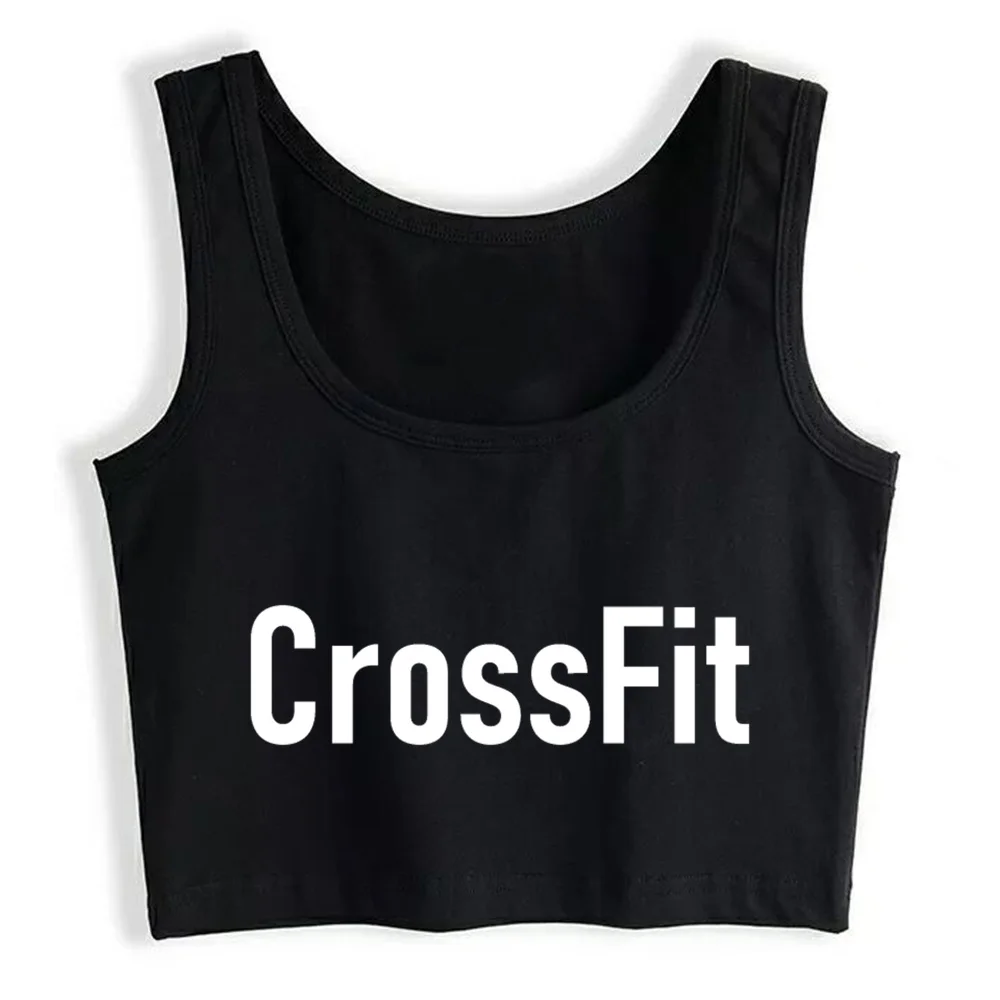 

Crop Top Women Fitness Freak Sport Crossfit Training Squat Grunge Aesthetic Gothic Y2k Tank Top Female Clothes