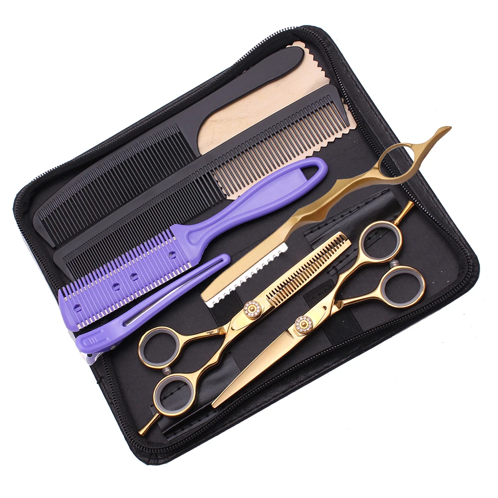 Набор профессиональных ножниц 6 дюймов японские нержавеющие ножницы для стрижки
