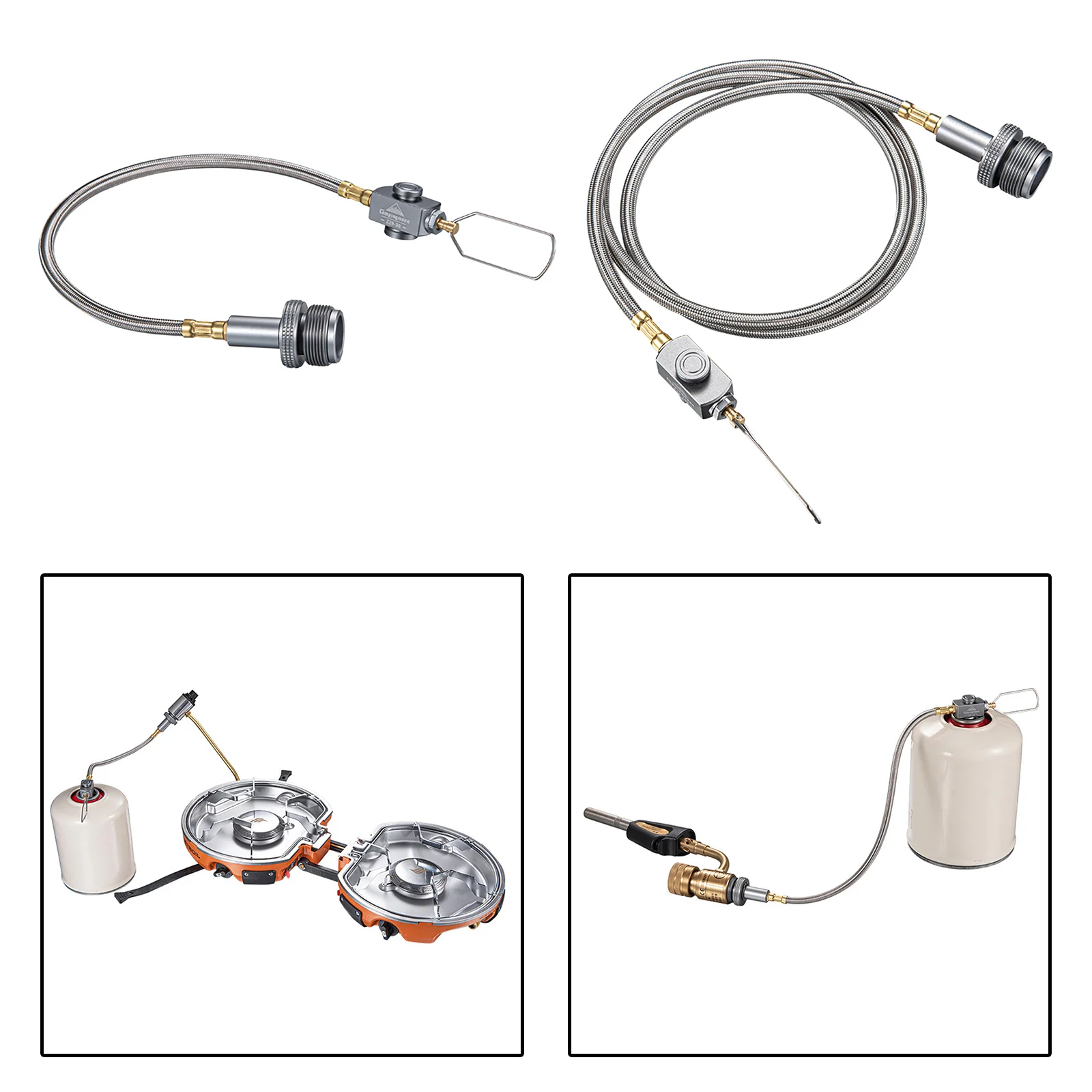 

Camping Propane Gas Stove Adapter Extend Hose Adapter Hose Gas Tank Adapter Hose Connector for Outdoor Camping Hiking Fishing