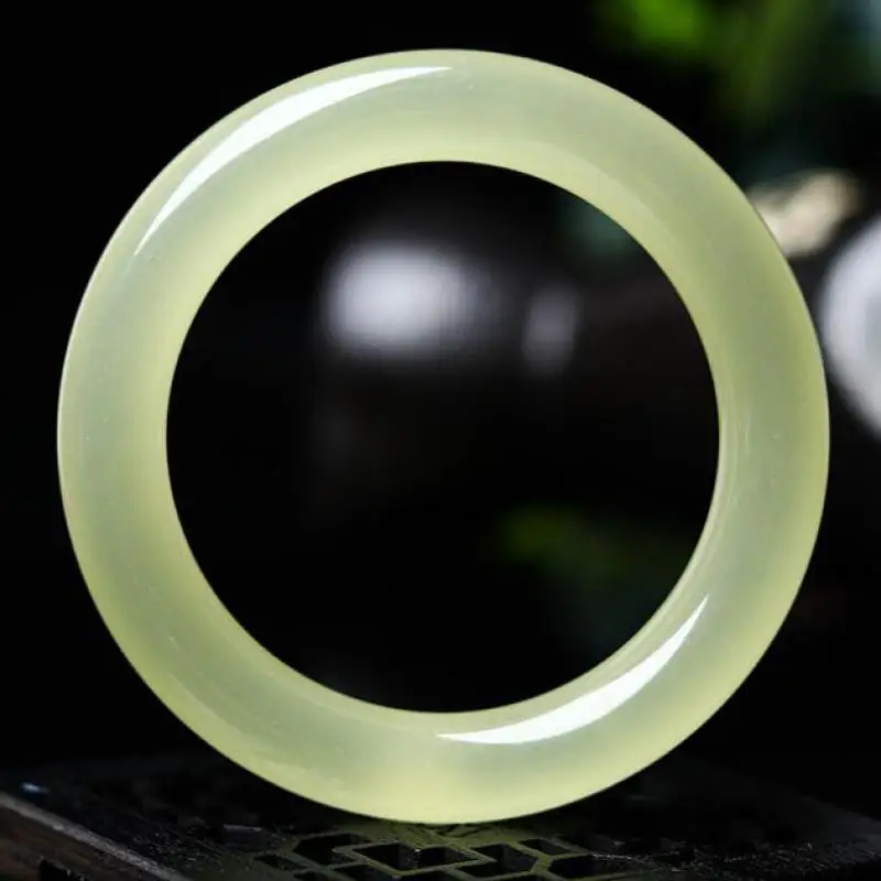 

Genuine Natural Jade Bracelet Fine Jewelry Hetian Jades Bangle Women Temperament Jewelry Gems Accessories Gifts Gemstone Bangles