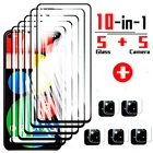 Закаленное стекло с полным покрытием для Google Pixel 5 on Pixel 4a 5G, Защита экрана для Google Pixel5, пленка для объектива камеры