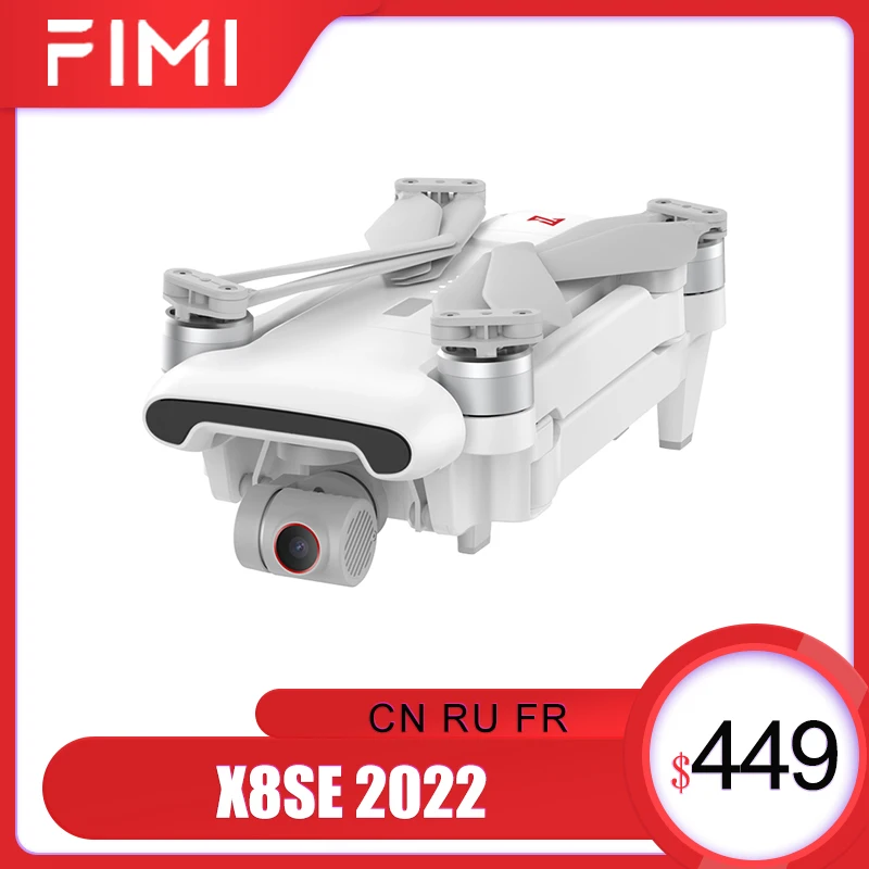 

FIMI X8se 2022 4K HD 3-Axis Gimbal Camera Drone Wifi GPS 10km Remote Control Quadcopter FPV RC Helicopter 35 Mins Flight