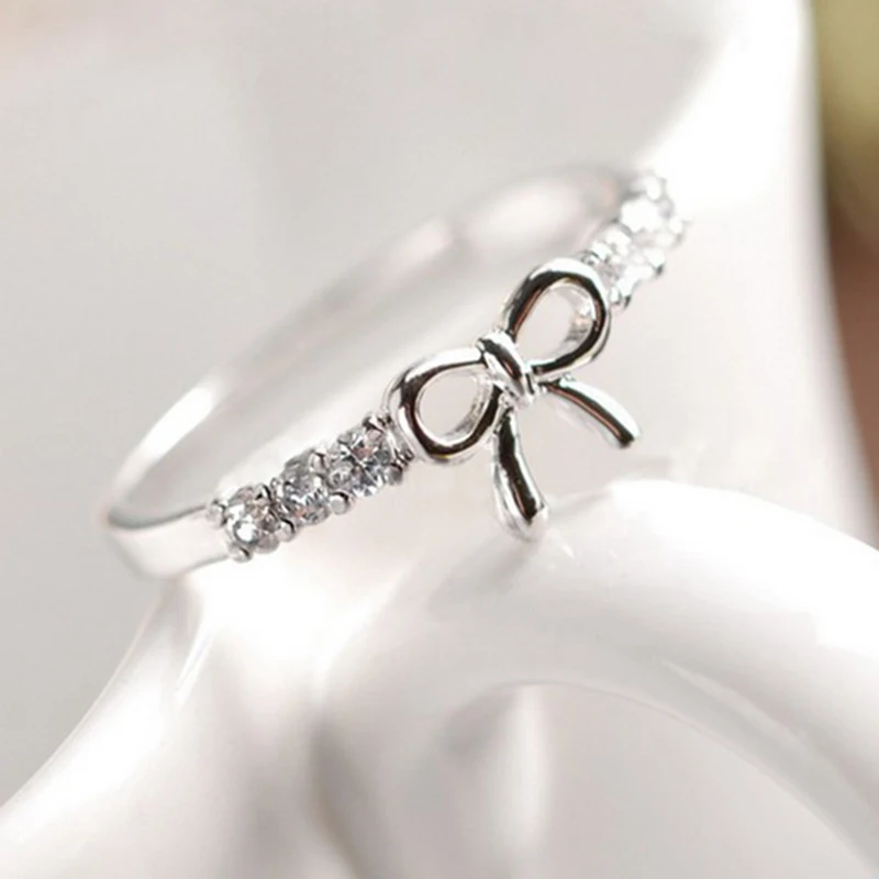 

Crystal Leaf Rings For Women 925 Sterling Silver Wedding Jewelry Adjustable Antique Finger Ring Anillos