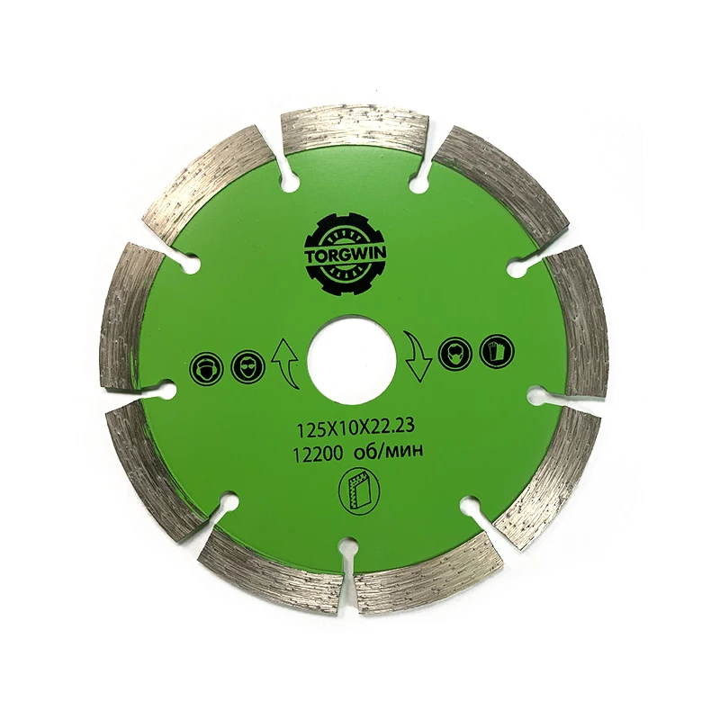 

Diamond Disc 125mm Used For Working With Concrete Stone Tiles Hard Materials Installed On Angle Grinders And Cutting Equipment
