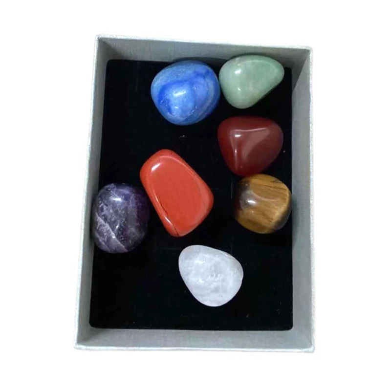 

Набор декоративных разноцветных чакр неправильной формы, полированные чакры для балансировки, терапии, медитации