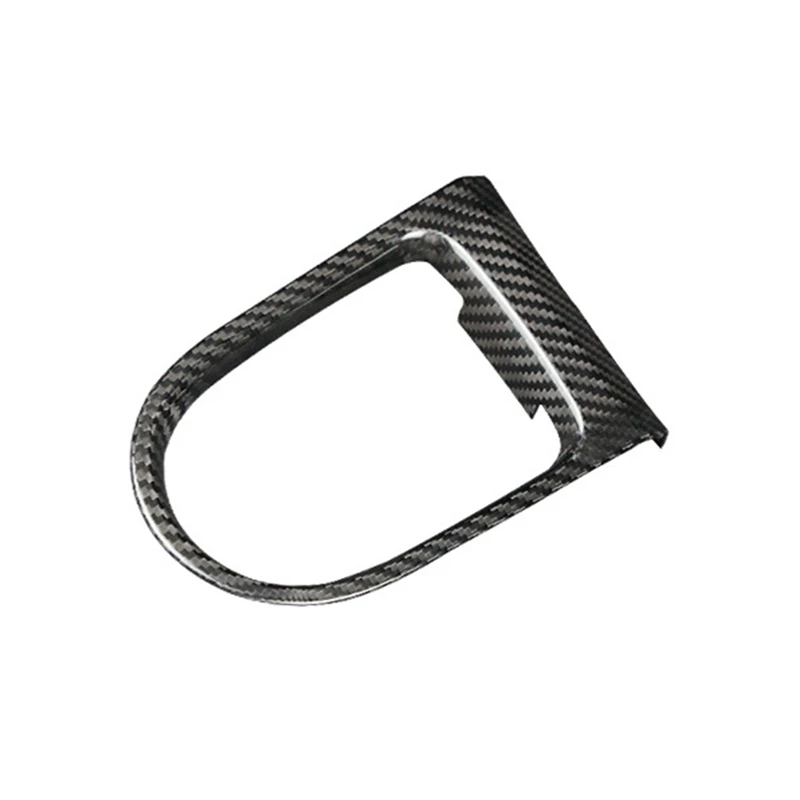 

Car Gear Shift Panel Cover Carbon Fiber Car Stickers Decoration Styling Trim for Ford Mustang 2015-2019