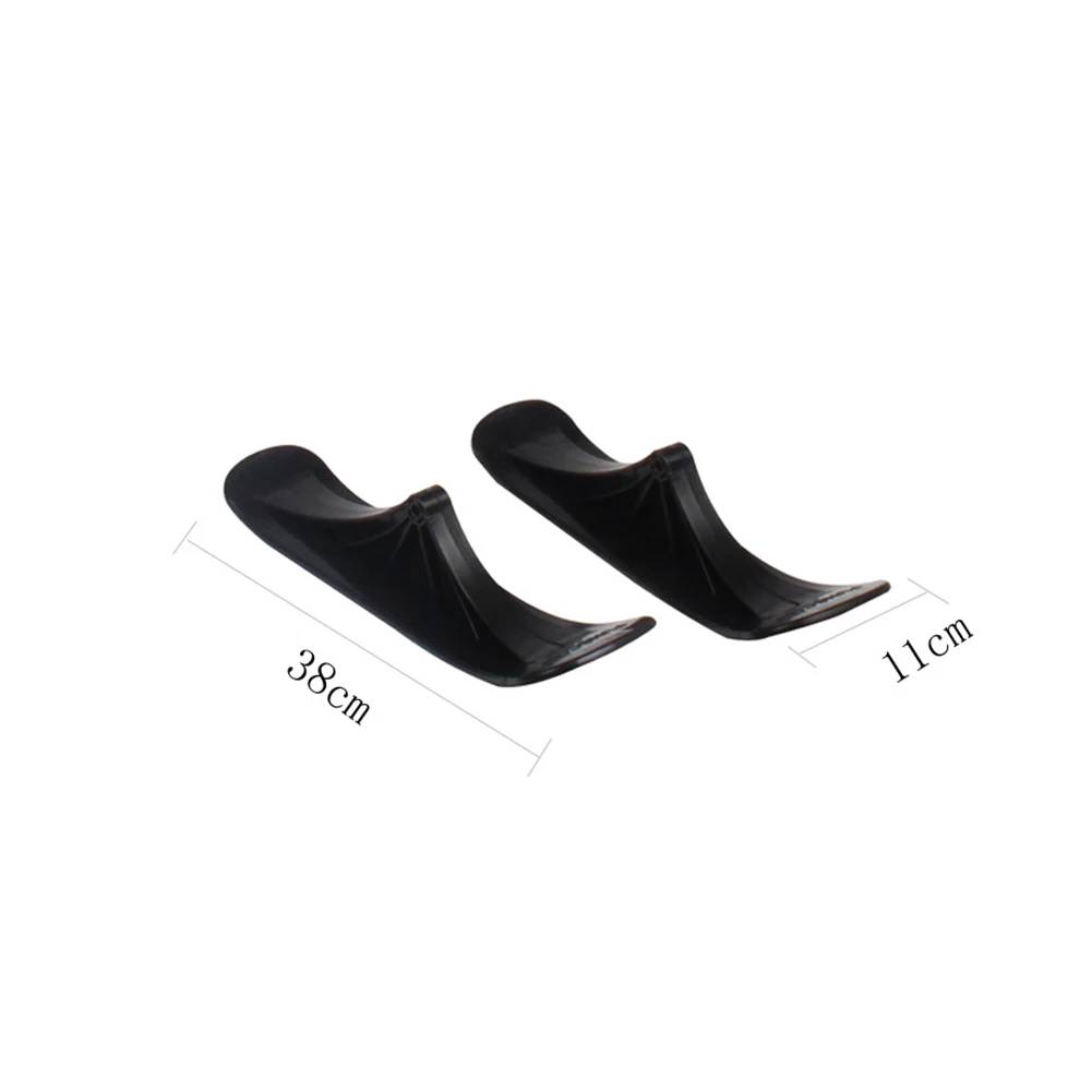 2PCS 2 In 1 Durable Winter Practical With Attachment Scooter Parts Sled Outdoor Ski Board Universal Replacement Black Direct Fit | Спорт и