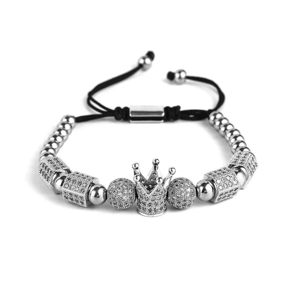 Браслеты в стиле хип хоп для мужчин и женщин роскошные украшения похудения