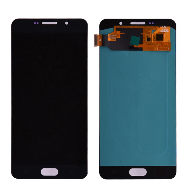 ЖК-дисплей Super Amoled для SAMSUNG GALAXY A7 2016 A710 сменный сенсорный экран с дигитайзером в