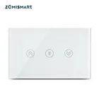 Zemismart US переключатель занавески WiFi приложение Голосовое управление от Siri Alexa Google Home для рулонного затвора слайд гаража