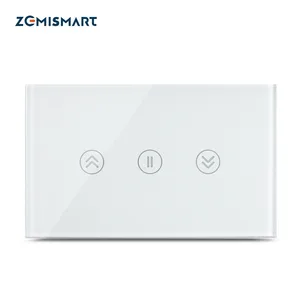 Zemismart US переключатель занавески WiFi приложение Голосовое управление от Siri Alexa Google Home для рулонного затвора слайд гаража