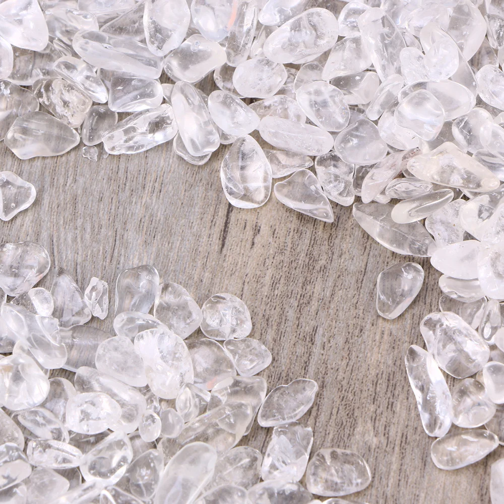 

400G White Crystal Degaussing Bracelet Fish Tank Flower Pot Gravel Crystal Stones for Aquariums/Terrariums/Garden/Flowerpot/Glas