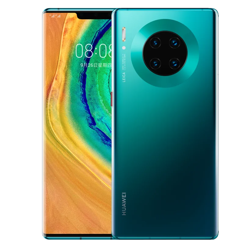 HUAWEI mate 30 Pro мобильный телефон 6,53 дюймов Kirin 990 Восьмиядерный Android 10 Встроенный датчик жестов Google play