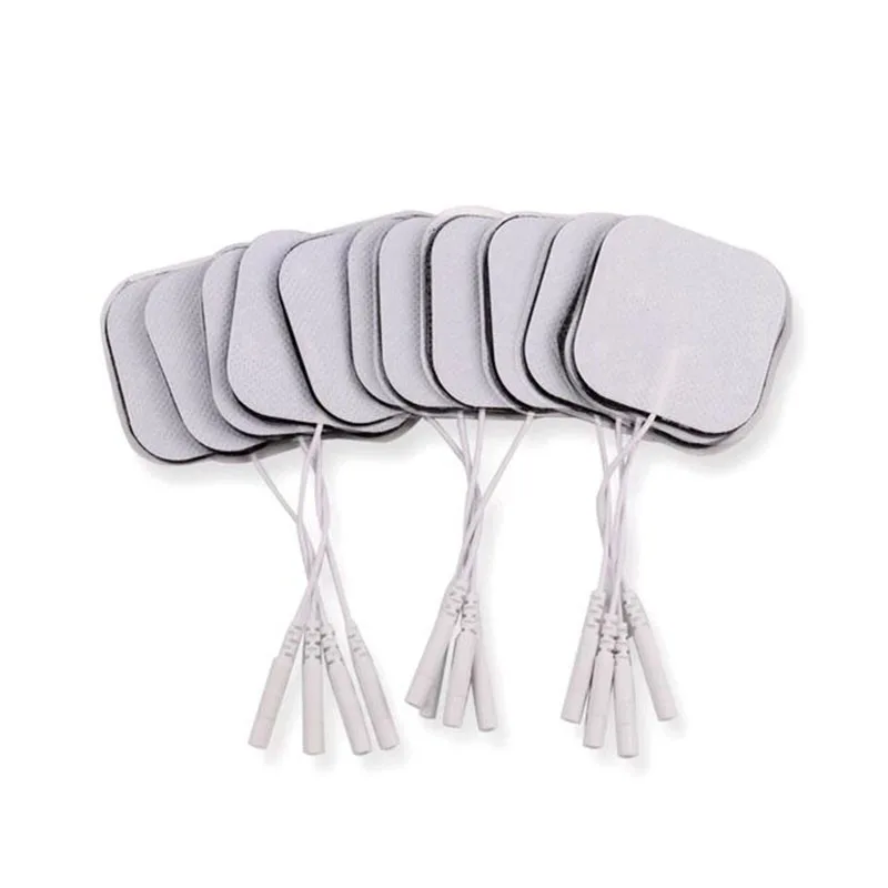 

10Pcs/lot Tens 5x5cm Ems Nerve Muscle Stimulator Silicone Gel Electrode Pads Electrodes Digital Therapy Machine Massage Health