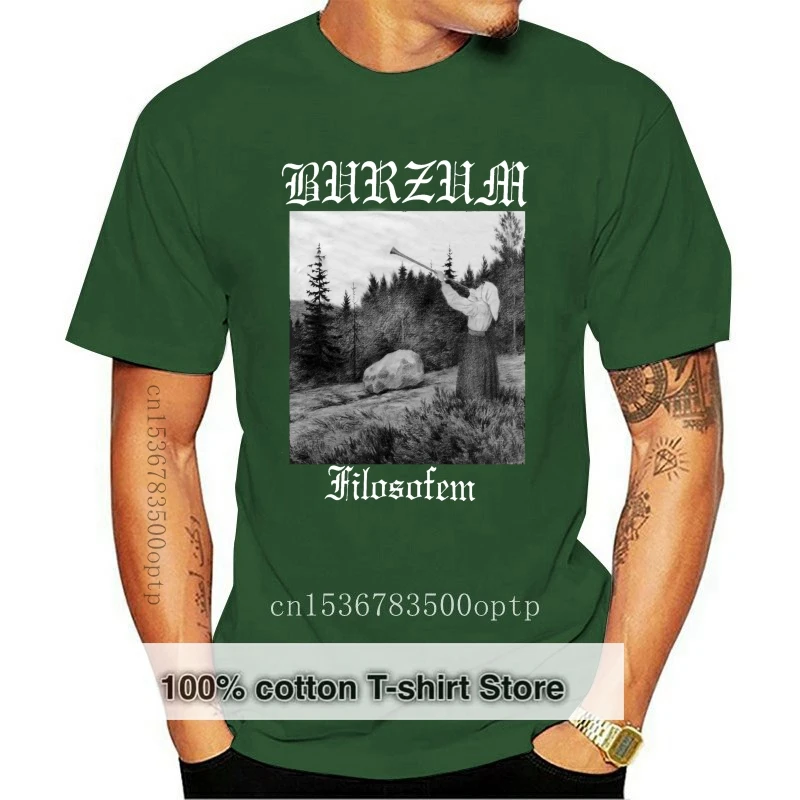 

Мужская черная футболка Burzum Filosofem