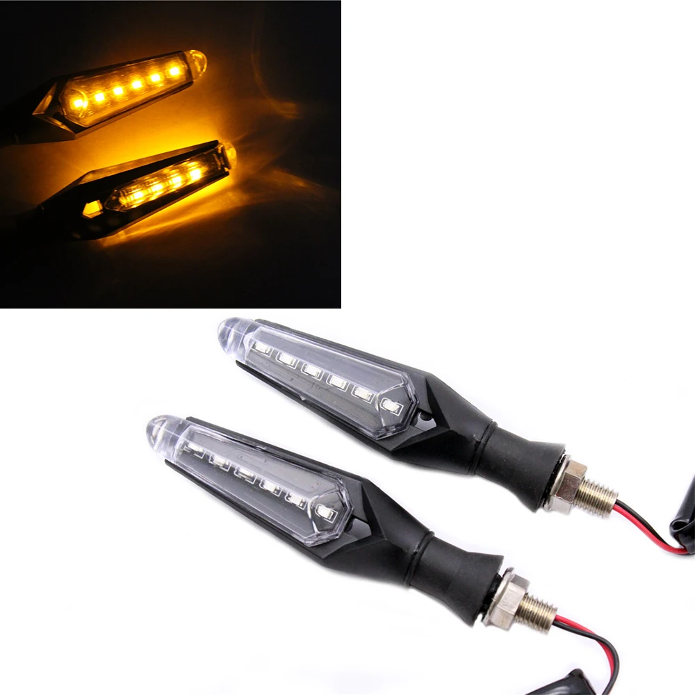 

Turn Signal Lights Indicator Blinker Light Universal Fit For Most Motorcycles With 10MM Mounting Bolt Thread