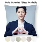 Сон Джун Ки чехол-подушка, наволочка из хлопка и льна