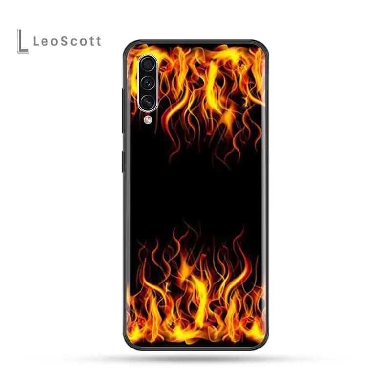 

Fashion Flame Pattern Phone Case For Samsung Galaxy M10 20 30 A 40 50 70 71 6S A2 A6 A9 2018 J7 CORE PLUS STAR S10 5G C8