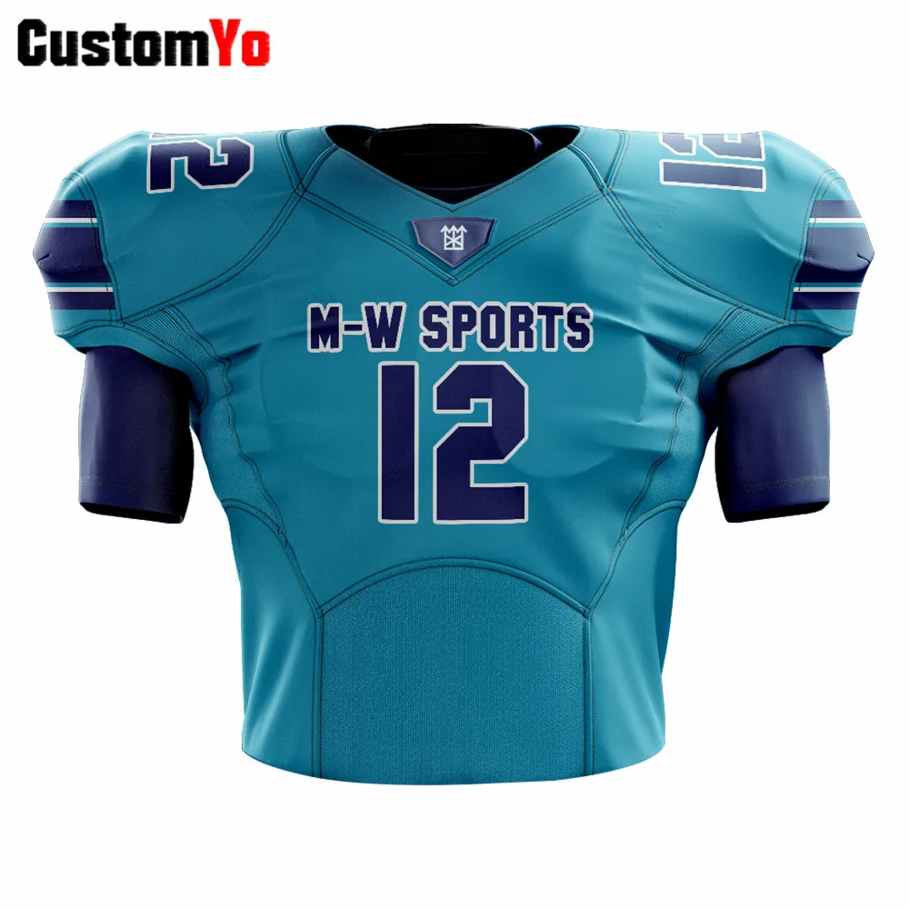 Молодежный и взрослый размер синий футебол американо мужчин Американский футбол