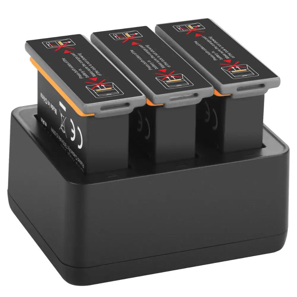 Для камеры DJI Battery OSMO Action camera и 3 слота Storage Charger For Camera | Электроника