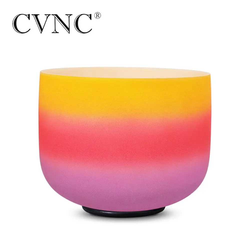 CVNC 8 &quotNote E Солнечная чакра из плексигласа цвета радуги Матовый Кварцевый Поющий