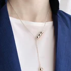 2021 Новое модное ожерелье с подвеской из бисера женское длинное ожерелье из звеньев цепи для женщин ювелирные изделия в подарок