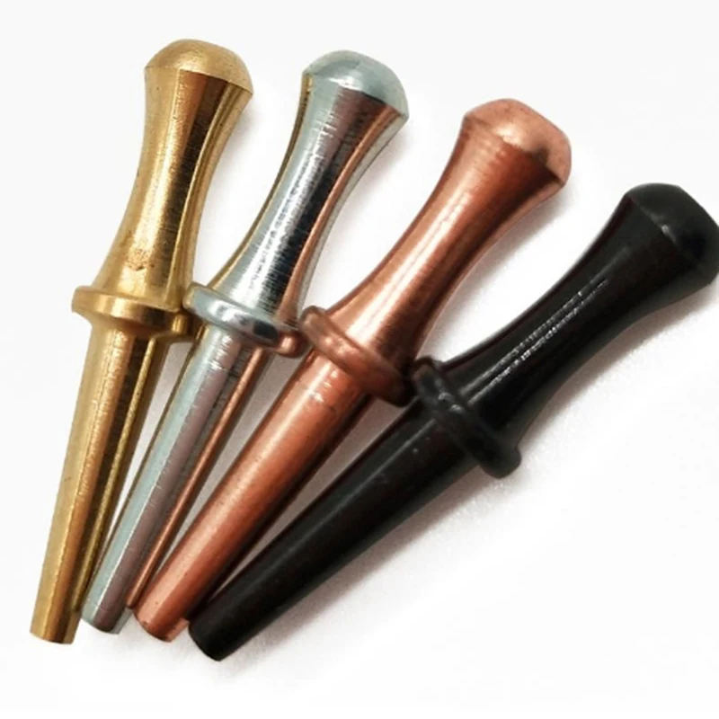 

12pcs 2" Length 3Brass 3Black 3Silver 3Copper Cribbage board Pegs for 3/16 hole Scoring bar 4 Colors