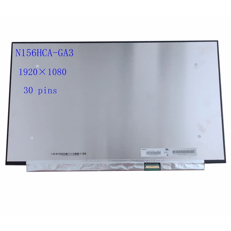 

N156HCA-GA3 Rev C1 15.6" Laptop IPS LED LCD Display Screen Matrix EDP 30 Pins FHD 1920*1080 72% NTSC