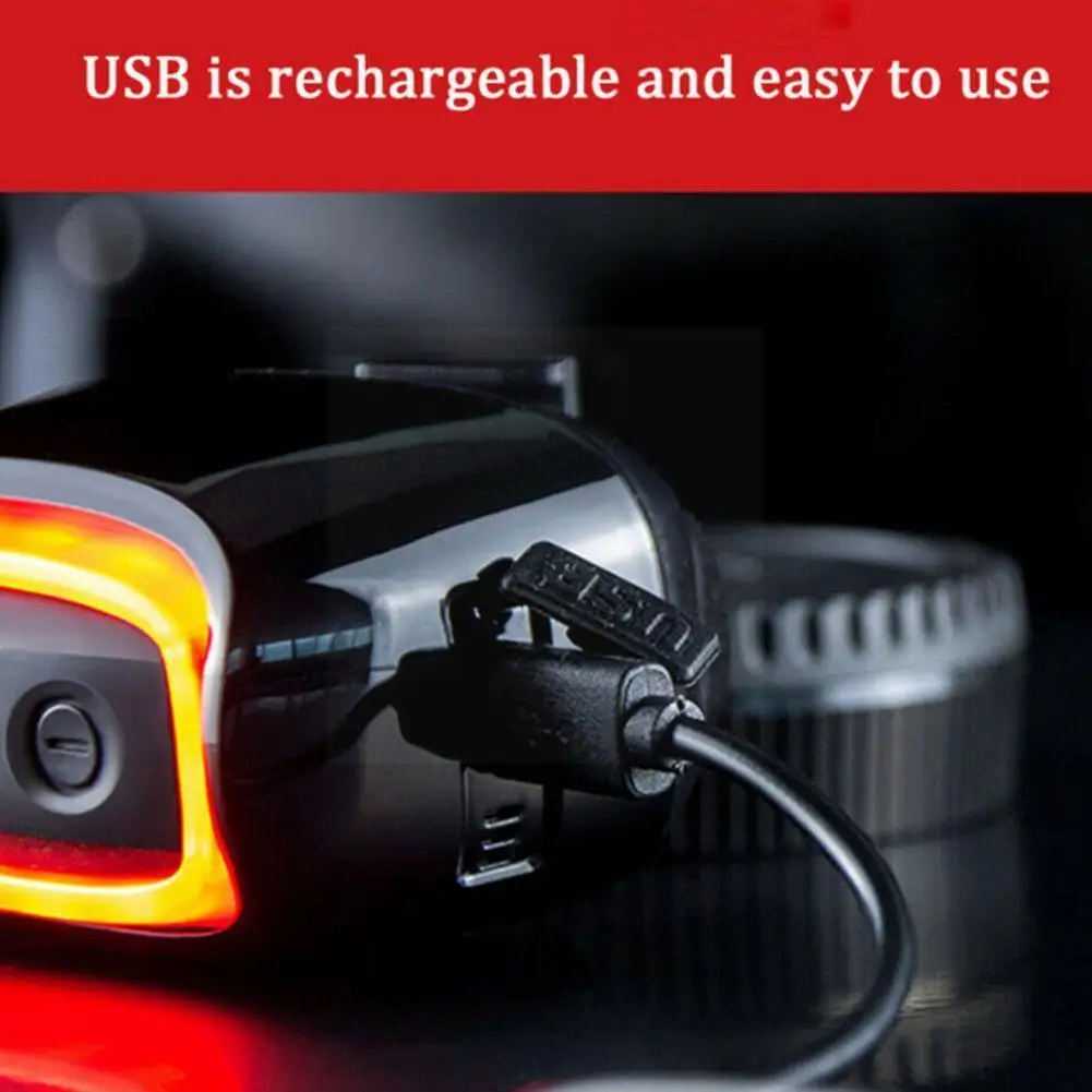 

Meilan X6 Bicycle Rear Light Auto Start / Stop Ipx5 Brake Led Lights New Sensing Taillight Rockbros Light Bracket