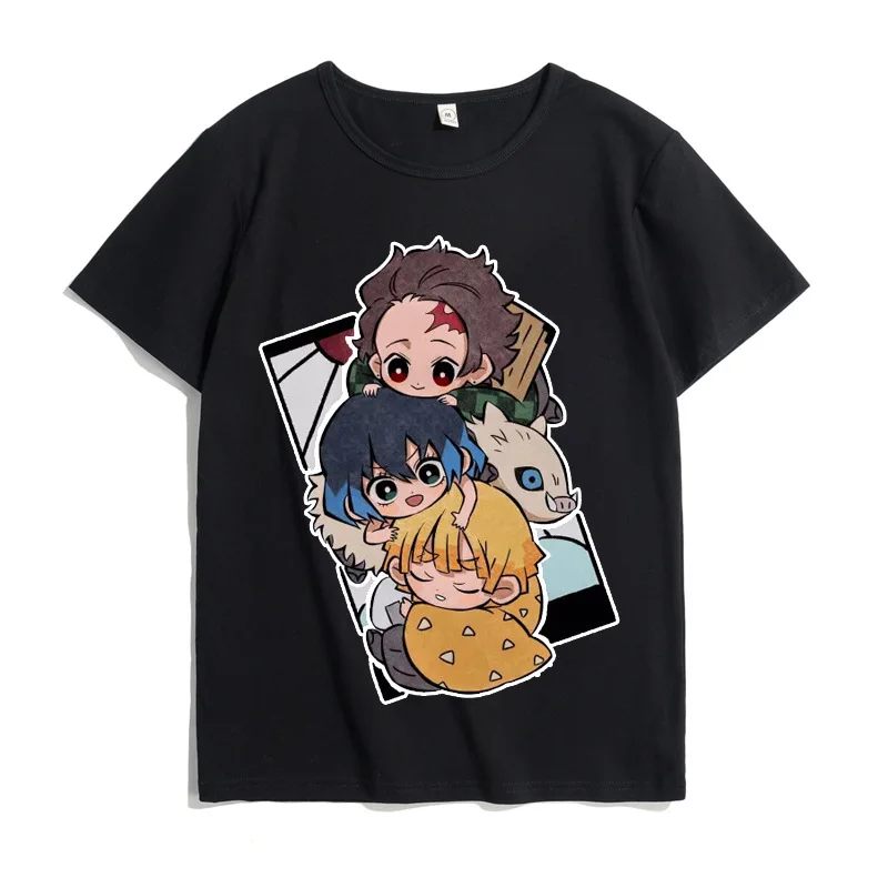 

Demon Slayer Kamado Nezuko Japanese Anime Kimetsu No Yaiba T-shirts Men Summer Casual Cotton Hip Hop T Shirt