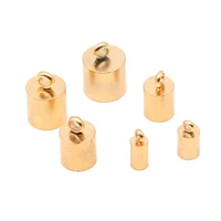 20pcs stainless steel gold bucket leather rope buckle accessories bracelet necklace connection buckle diy jewelry accessories