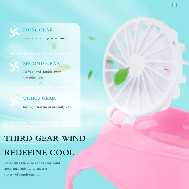 Ручной мини-вентилятор для часов маленькая бытовая техника с регулируемыми