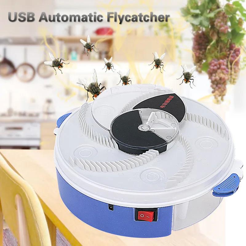 Фотоловушка для насекомых Электронная автоматическая ловушка мух USB|Ловушки| |
