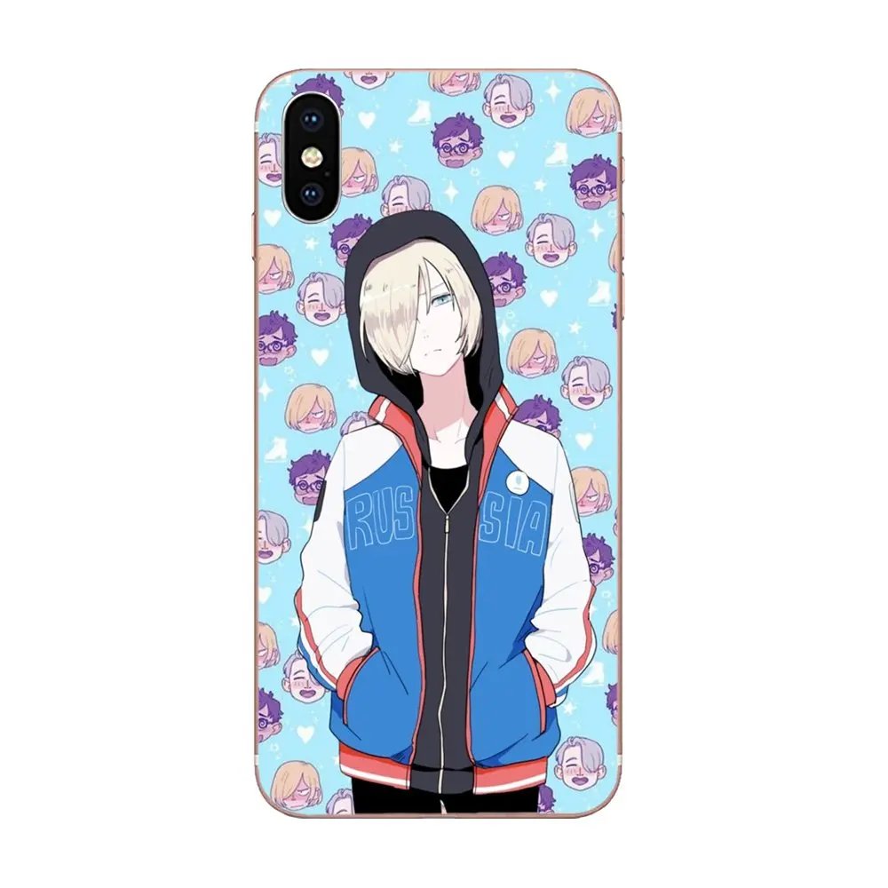 TPU New Arrival For Apple iPhone X XS Max XR 4 4S 5 5C 5S SE 6 6S 7 8 Plus Yuri On Ice Plisetsky Anime | Мобильные телефоны и