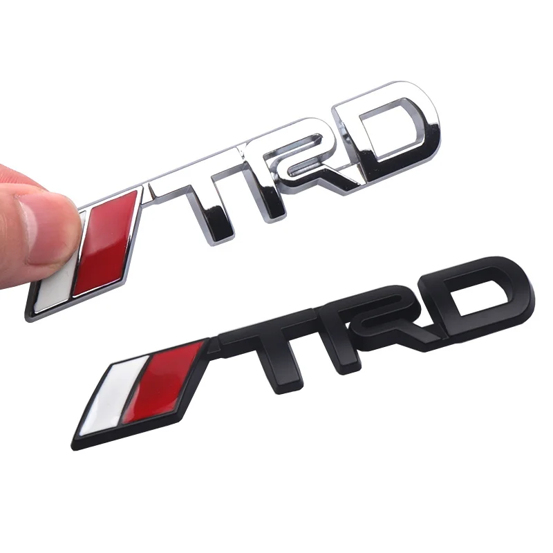 Автомобильный Стайлинг 3D металлический TRD гоночный автомобиль значок эмблема