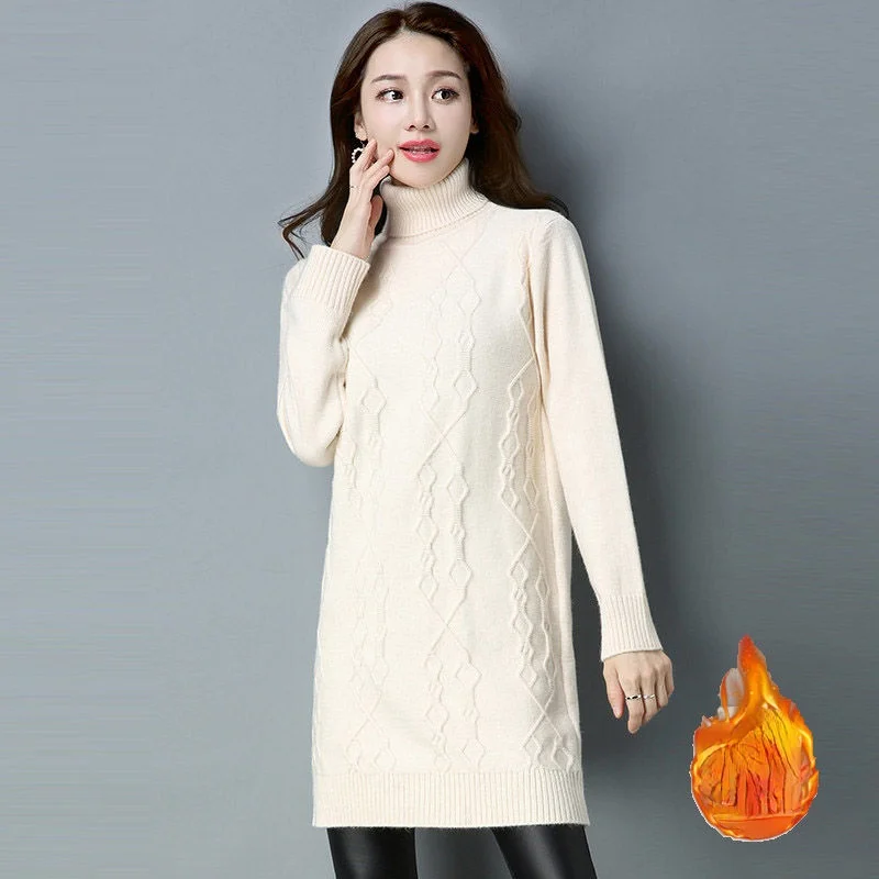 

Осенний женский свитер с высоким воротником, пуловер, Новый Модный облегающий зимний бархатный теплый вязаный свитер, джемпер, женские топы Y674