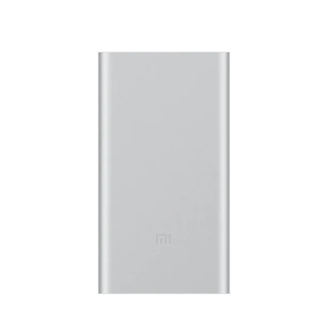 Silver Xiao mi mi power Bank 2 Внешний аккумулятор 18 Вт Quick Charge power Bank 10000 PLM09ZM с двойным USB выходом для телефона - Цвет: Silver