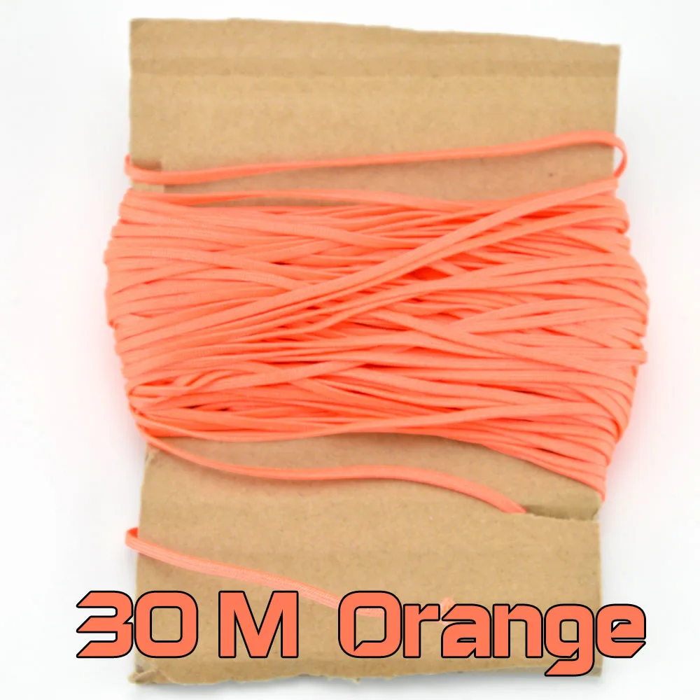 30M Orange Замена 2 мм плоская линия для подводного плавания палец катушка легкая прочная высокая прочность коррозионная стойкость - Цвет: 30M Orange