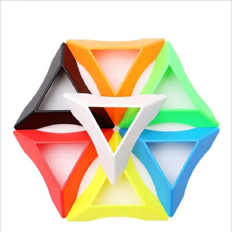 1 шт. Классические игрушки 3x3x3 ABS стикер блок высокое качество скорость разноцветный волшебный куб обучающие и образовательные головоломки Cubo Magico игрушки